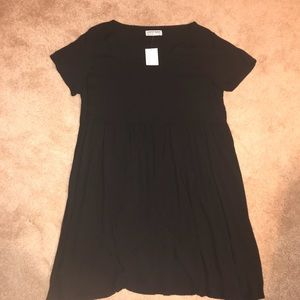 American Apparel Black Babydoll Slip Dress